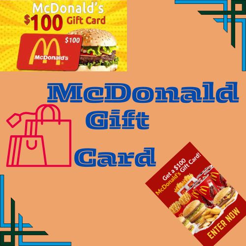 Unused McDonald’s Gift Card Codes Fully functional